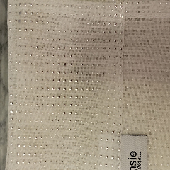 Kensie Home White Sheer Curtains 2Pcs - Picture 3 of 5